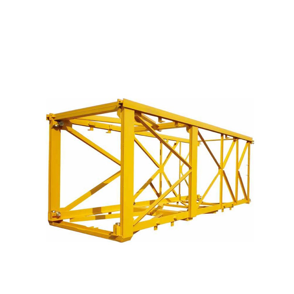 Tower crane telescopic cage